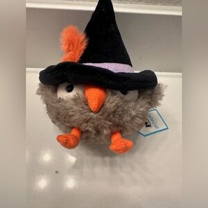 Jellycat Festive Owl Plush - Black and Orange